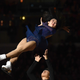 Chinese pair Sui Wenjing (Top) and Han Cong perform during the exhibition gala at the ISU Grand Prix of figure skating Final 2019 on December 8, 2019 in Turin.